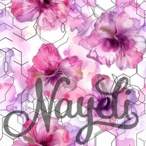 Hexagon Florals pink – Bild 2