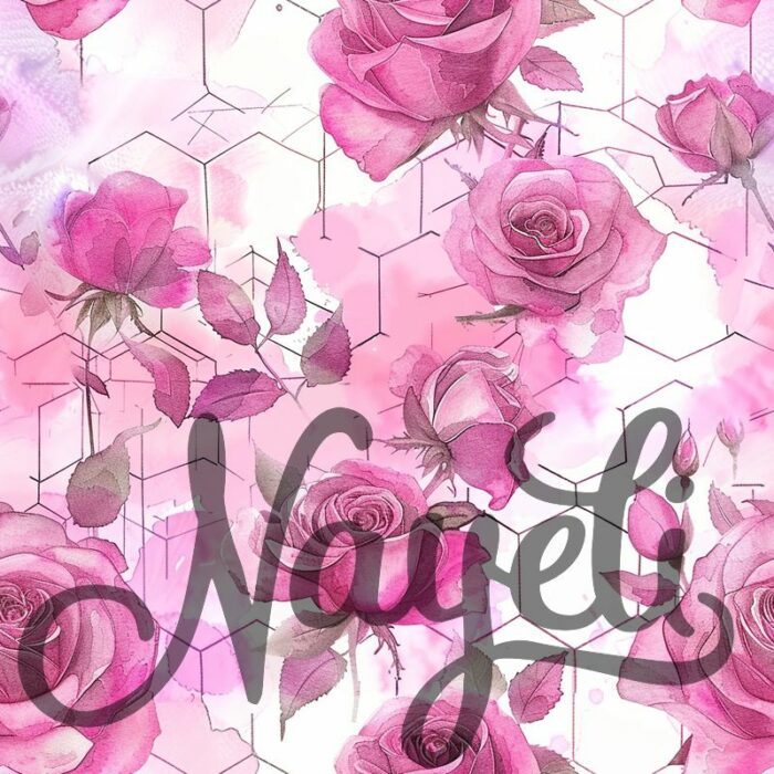 Hexagon Florals pink – Bild 7