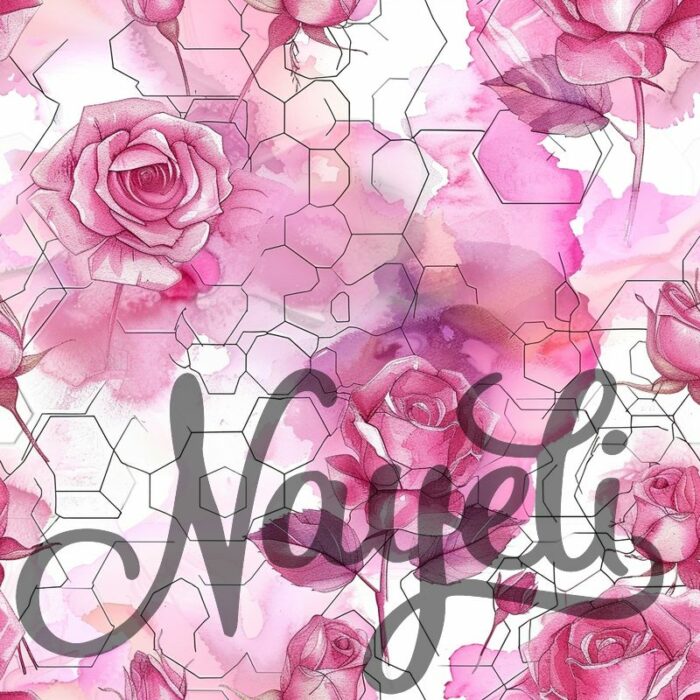 Hexagon Florals pink – Bild 10