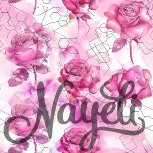Hexagon Florals pink – Bild 12