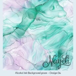 Alcohol Ink Background green – Bild 7