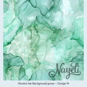 Alcohol Ink Background green – Bild 15