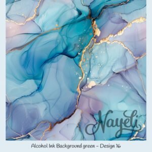 Alcohol Ink Background green – Bild 17