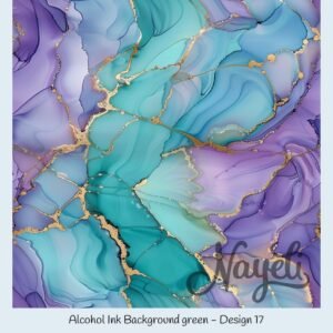 Alcohol Ink Background green – Bild 18