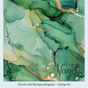 Alcohol Ink Background green – Bild 19