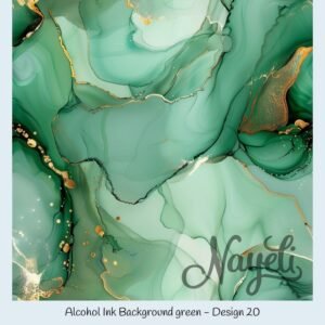 Alcohol Ink Background green – Bild 21