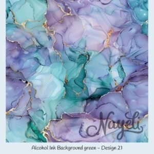 Alcohol Ink Background green – Bild 22