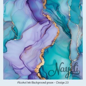 Alcohol Ink Background green – Bild 24