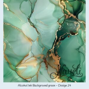Alcohol Ink Background green – Bild 25