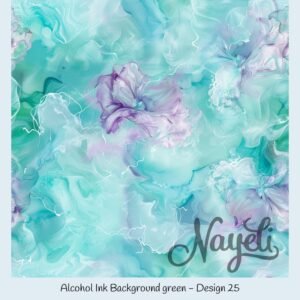 Alcohol Ink Background green – Bild 26