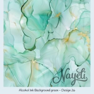 Alcohol Ink Background green – Bild 27