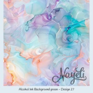 Alcohol Ink Background green – Bild 28