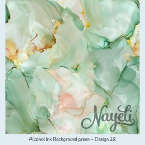 Alcohol Ink Background green – Bild 29