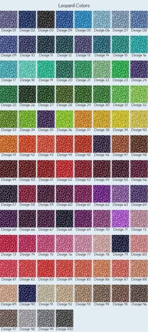 Leopard Colors