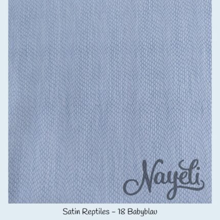 Studio Cut · Satin Reptiles · 18 babyblau