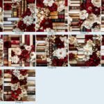 Books Crimson Blooms & Golden Pages