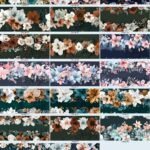 Midnight Blooms & Amber Hues