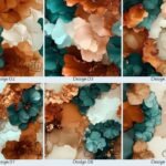 Autumn Lagoon alcohol ink