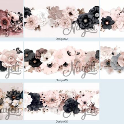 Rose & Shadow Border
