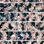 Rose & Shadow watercolor Leaves