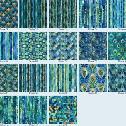 Abstract Peacock