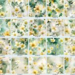 Spring Flowers green