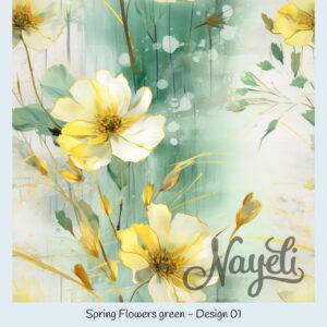 Spring Flowers green – Bild 2