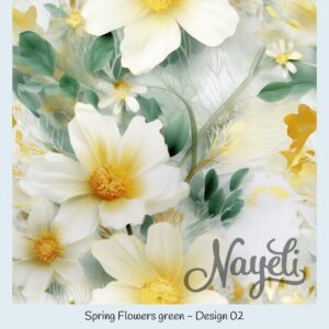 Spring Flowers green – Bild 3