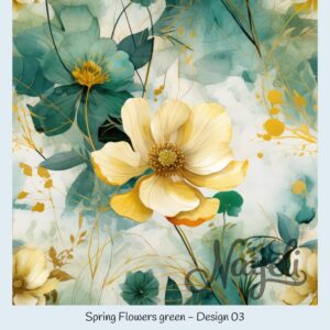Spring Flowers green – Bild 4