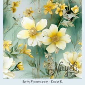 Spring Flowers green – Bild 13