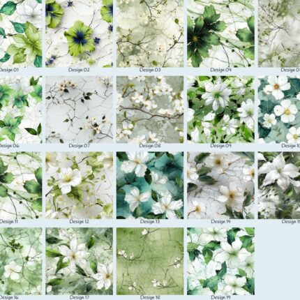Spring Flowers green #2