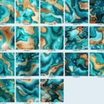 Pouring Wood and Teal