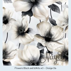 Flowers Black and White #3 – Bild 7