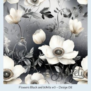 Flowers Black and White #3 – Bild 9