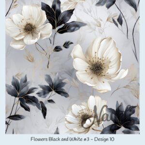 Flowers Black and White #3 – Bild 11