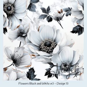 Flowers Black and White #3 – Bild 14