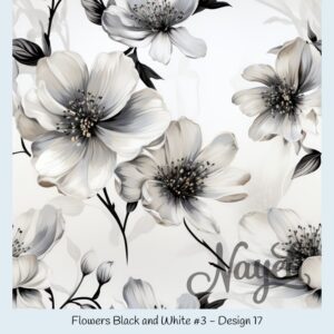 Flowers Black and White #3 – Bild 18