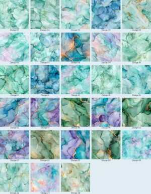 Alcohol Ink Background green