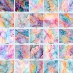 Alcohol Ink Background rainbow