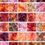 Alcohol Ink Background reds