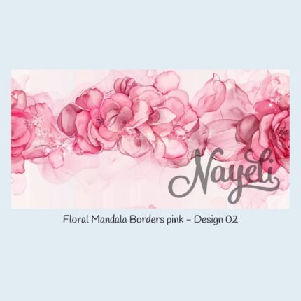 Floral Mandala Borders pink