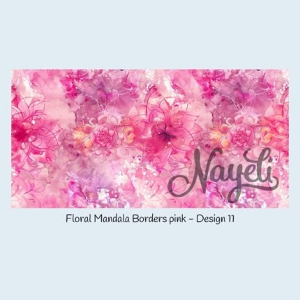 Floral Mandala Borders pink