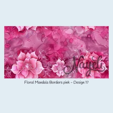 Floral Mandala Borders pink