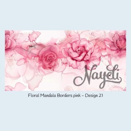 Floral Mandala Borders pink