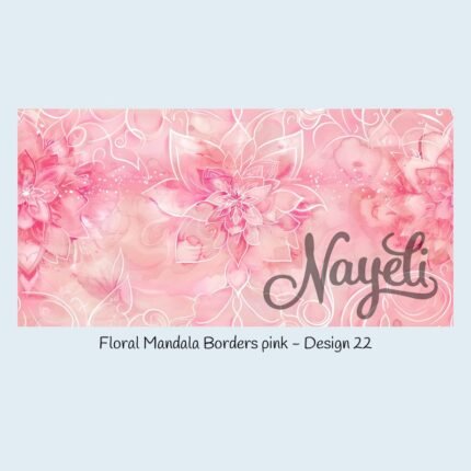 Floral Mandala Borders pink