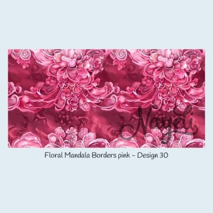 Floral Mandala Borders pink
