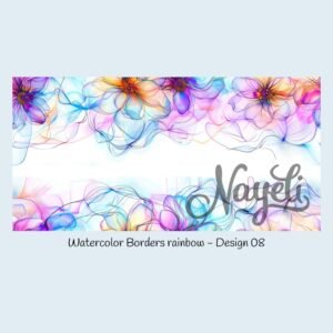 Watercolor Borders rainbow – Bild 9