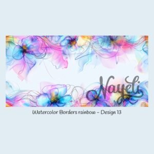 Watercolor Borders rainbow – Bild 14