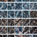 Alcohol Ink Black and Grey