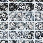 Flowers Black and White #5